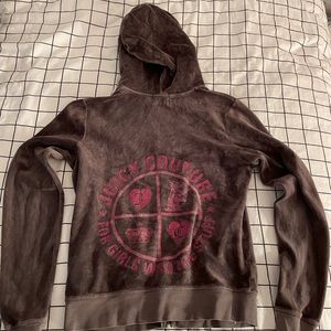 Vintage juicy zip up